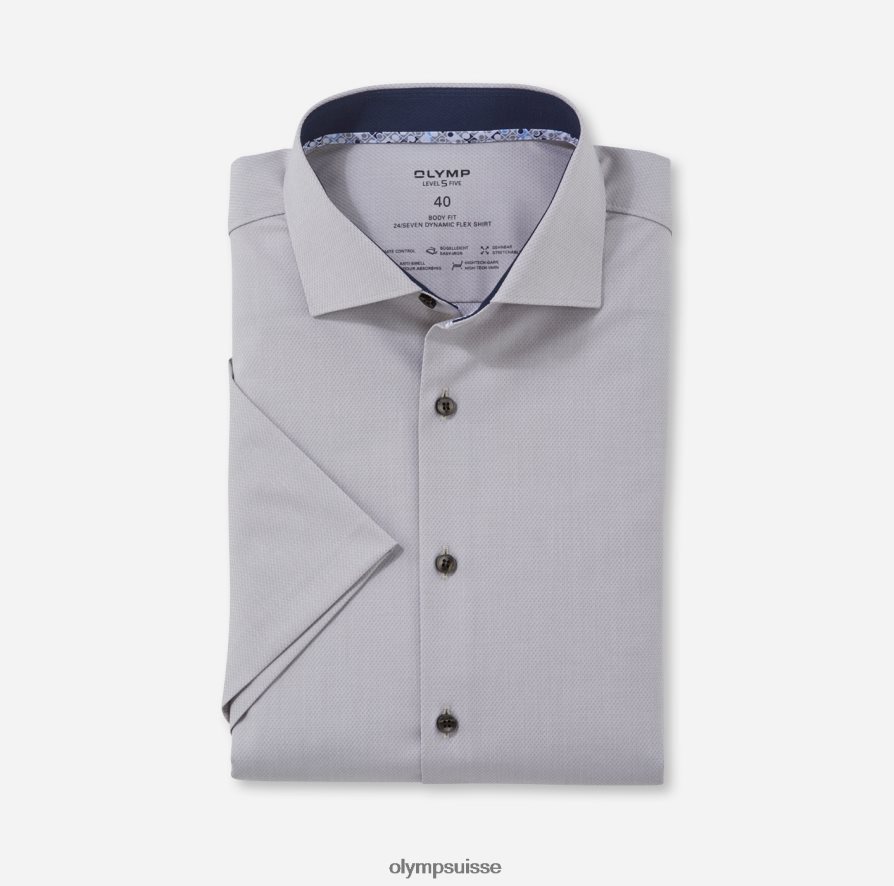 niveau cinq 24/7 body fit, chemise business, kent, taupe OLYMP vêtements VVP4DB624