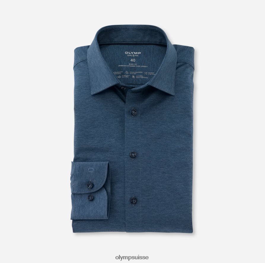 niveau cinq 24/7 body fit, chemise business, new york kent, bleu fumée OLYMP vêtements VVP4DB394