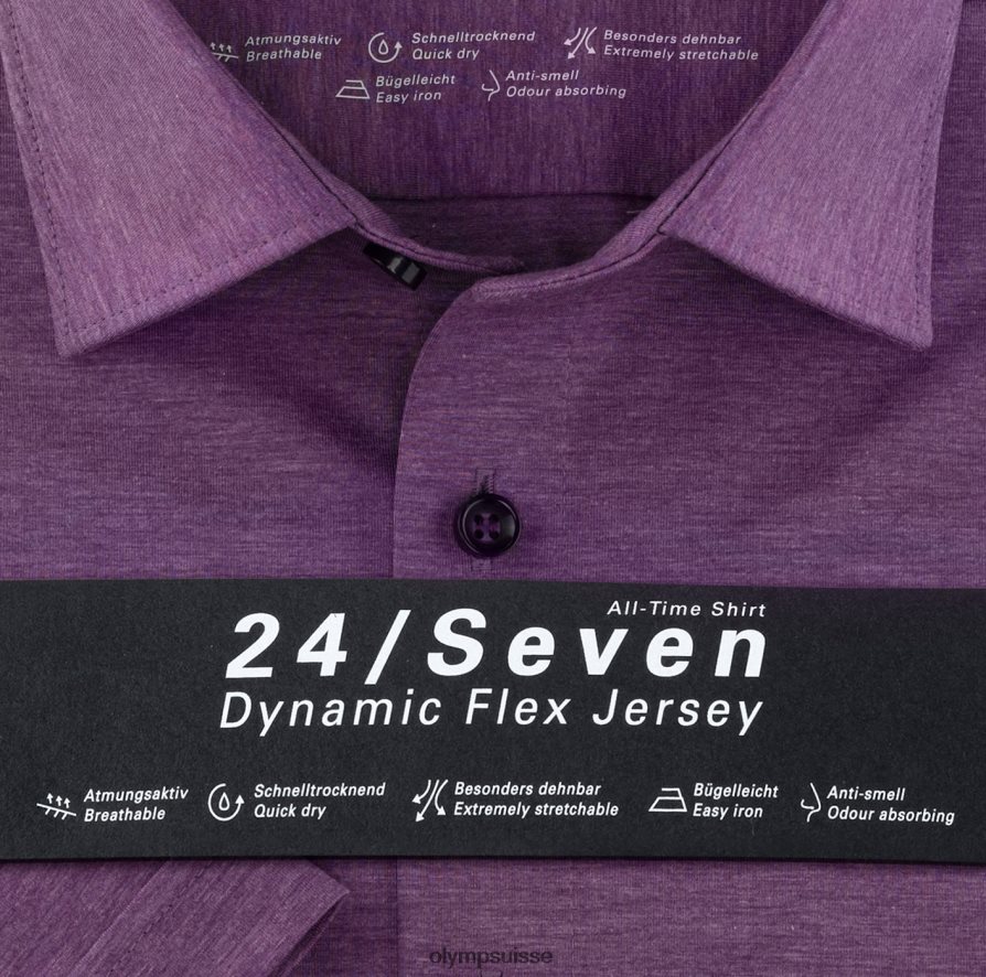 niveau cinq 24/7 body fit, chemise business, new york kent, lilas OLYMP vêtements VVP4DB809
