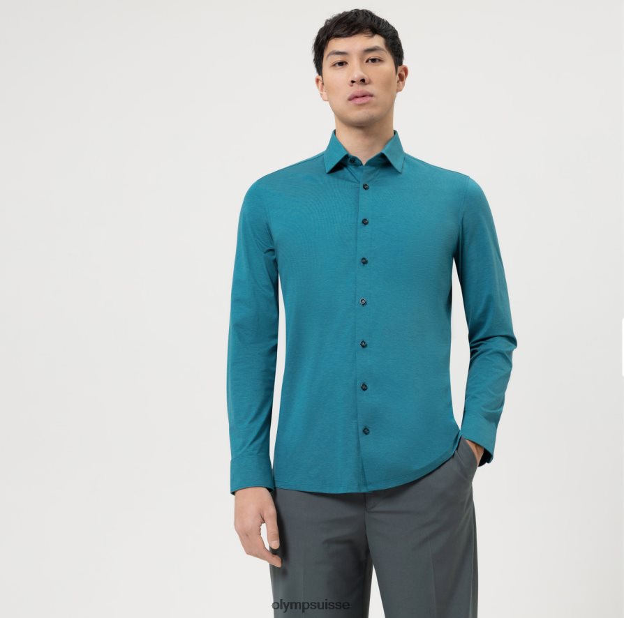 niveau cinq 24/7 body fit, chemise business, new york kent, émeraude OLYMP vêtements VVP4DB586