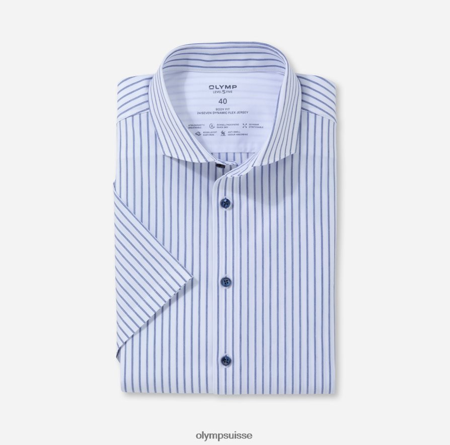 niveau cinq 24/7 body fit, chemise business, pan coupé, royal OLYMP vêtements VVP4DB541