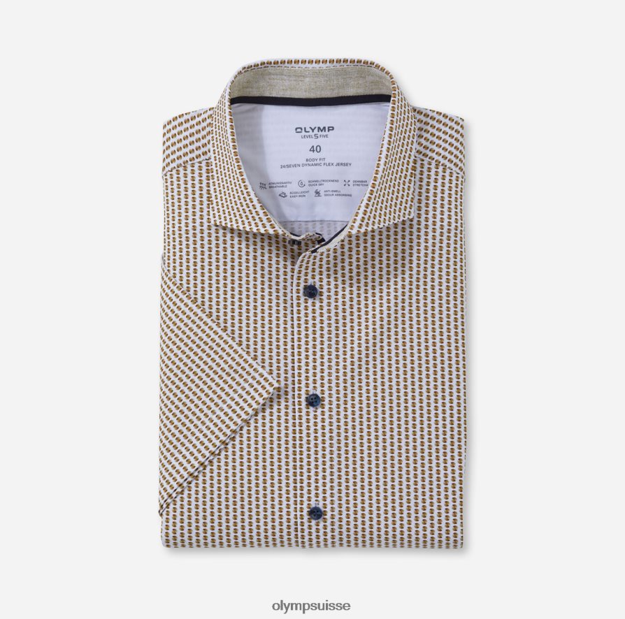 niveau cinq 24/7 body fit, chemise d'affaires, kent, laiton OLYMP vêtements VVP4DB352