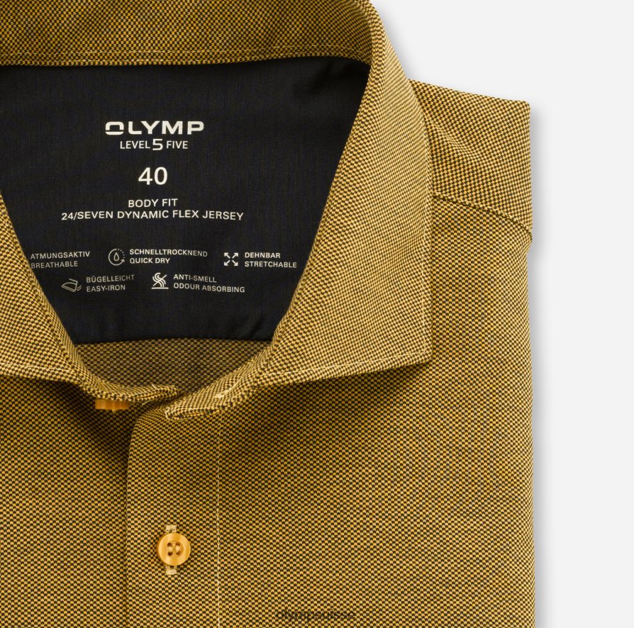niveau cinq 24/7 body fit, chemise d\'affaires, kent, laiton OLYMP vêtements VVP4DB822