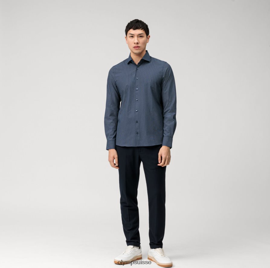 niveau cinq 24/7 body fit, chemise d\'affaires, kent, marine OLYMP vêtements VVP4DB605