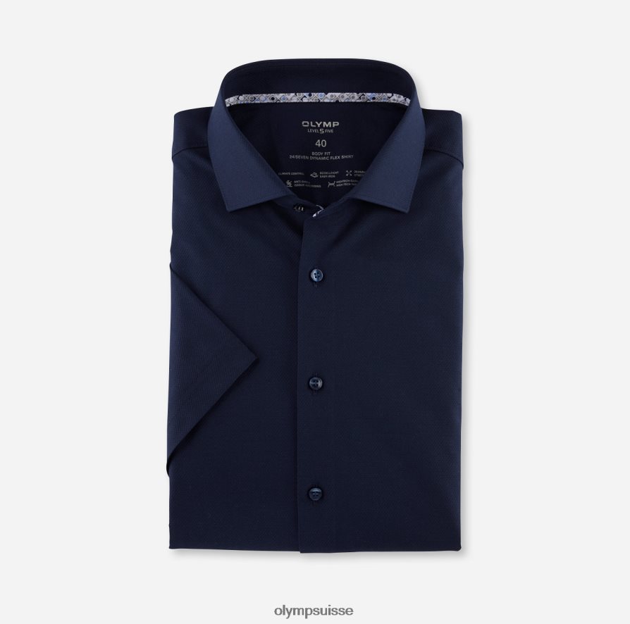 niveau cinq 24/7 body fit, chemise d'affaires, kent, marine OLYMP vêtements VVP4DB617