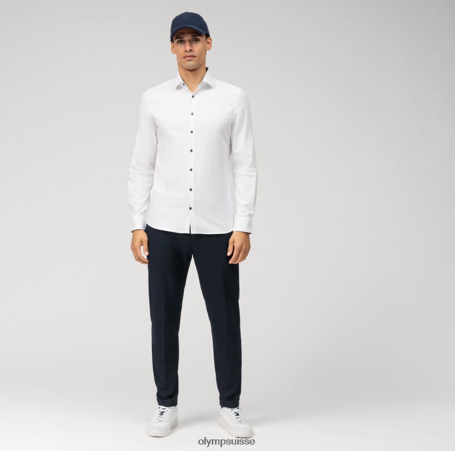 niveau cinq 24/7 body fit, chemise d\'affaires, kent moderne, blanc OLYMP vêtements VVP4DB397