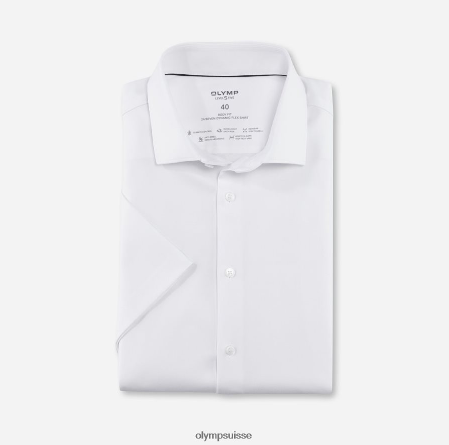niveau cinq 24/7 body fit, chemise d'affaires, kent moderne, blanc OLYMP vêtements VVP4DB461