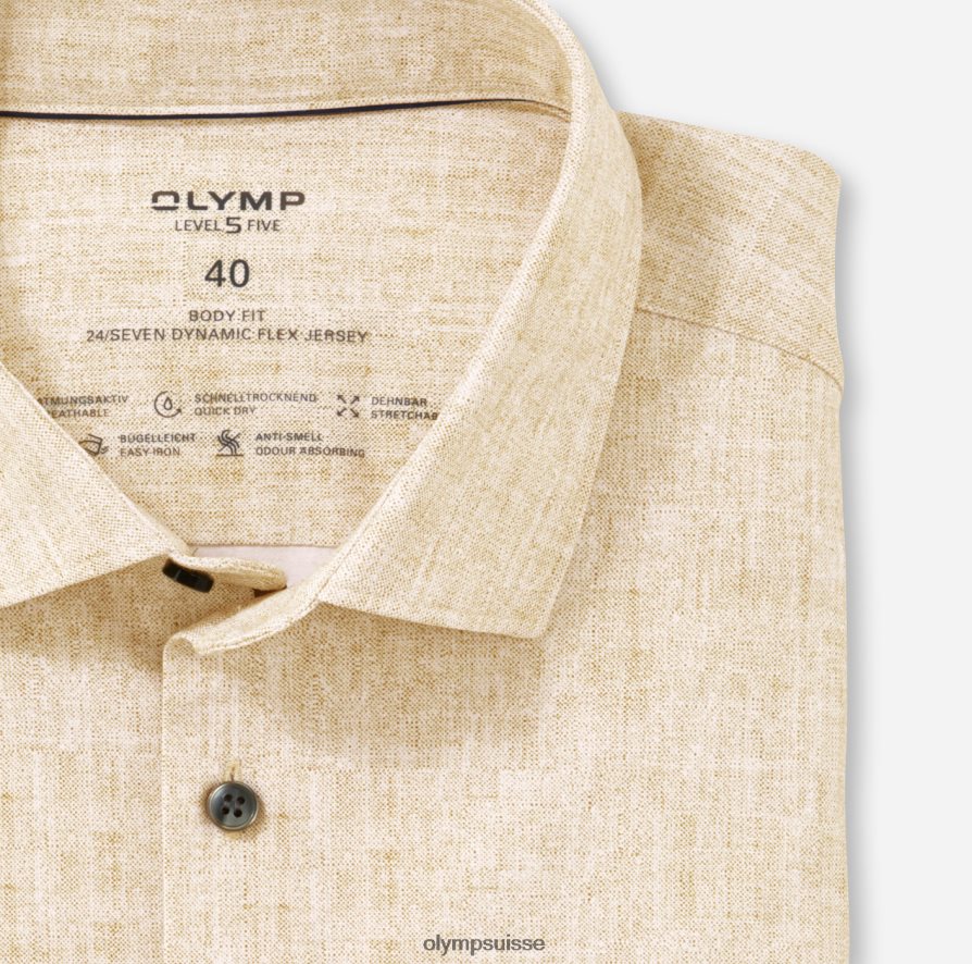 niveau cinq 24/7 body fit, chemise d\'affaires, kent moderne, laiton OLYMP vêtements VVP4DB658