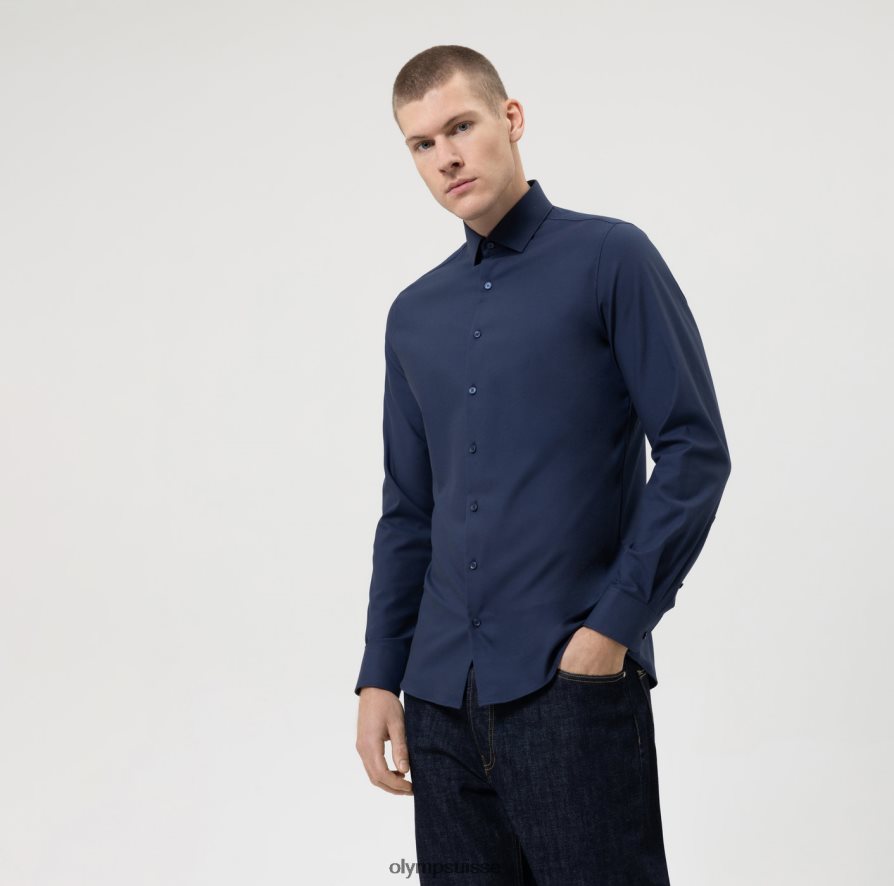 niveau cinq 24/7 body fit, chemise d'affaires, kent moderne, marine OLYMP vêtements VVP4DB410