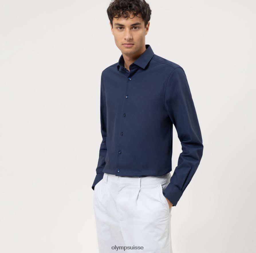 niveau cinq 24/7 body fit, chemise d'affaires, kent moderne, marine OLYMP vêtements VVP4DB480