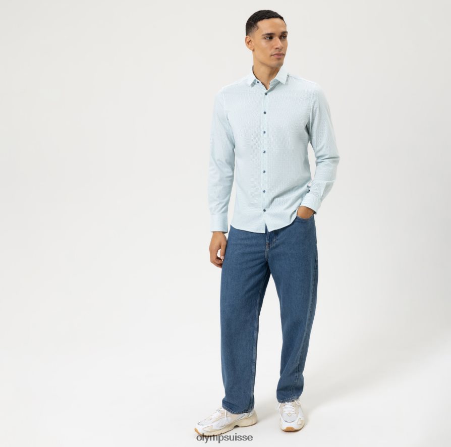 niveau cinq 24/7 body fit, chemise d\'affaires, kent moderne, émeraude OLYMP vêtements VVP4DB598