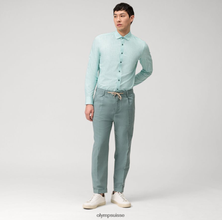 niveau cinq 24/7 body fit, chemise d\'affaires, kent moderne, émeraude OLYMP vêtements VVP4DB672