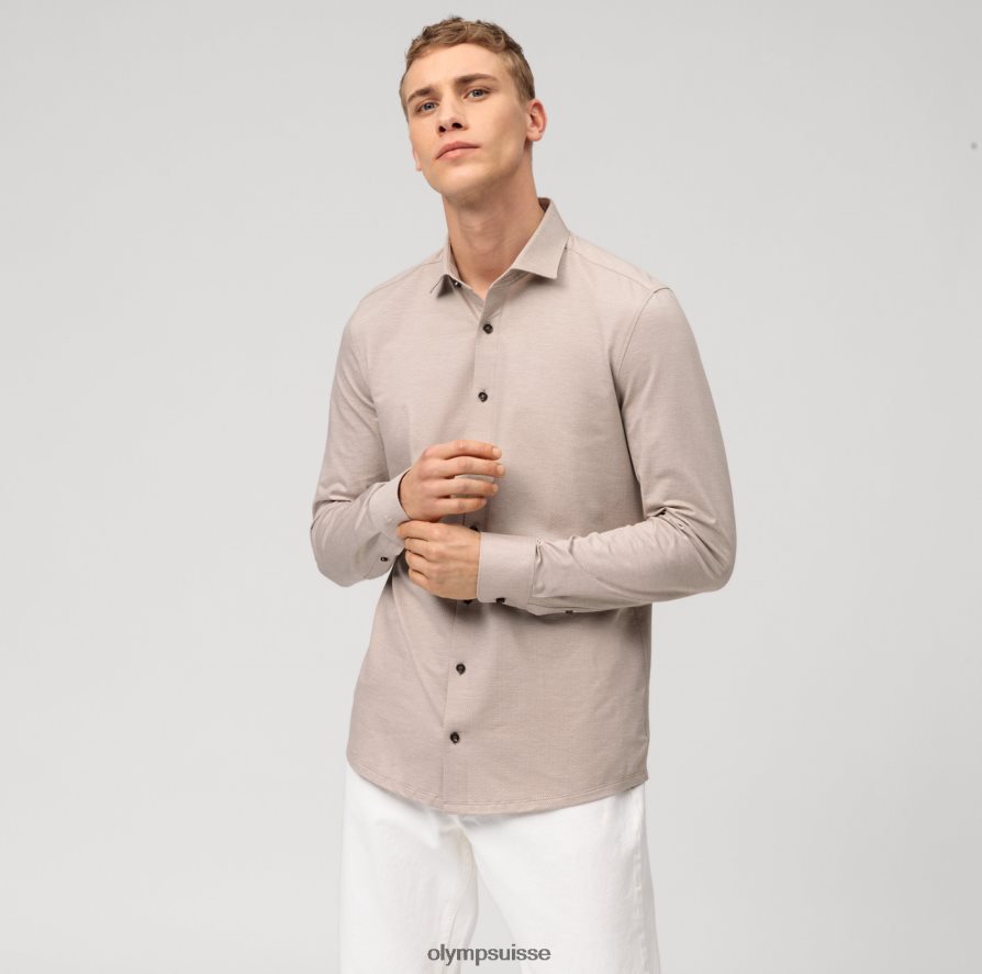 niveau cinq 24/7 body fit, chemise d'affaires, kent moderne, naturel OLYMP vêtements VVP4DB742