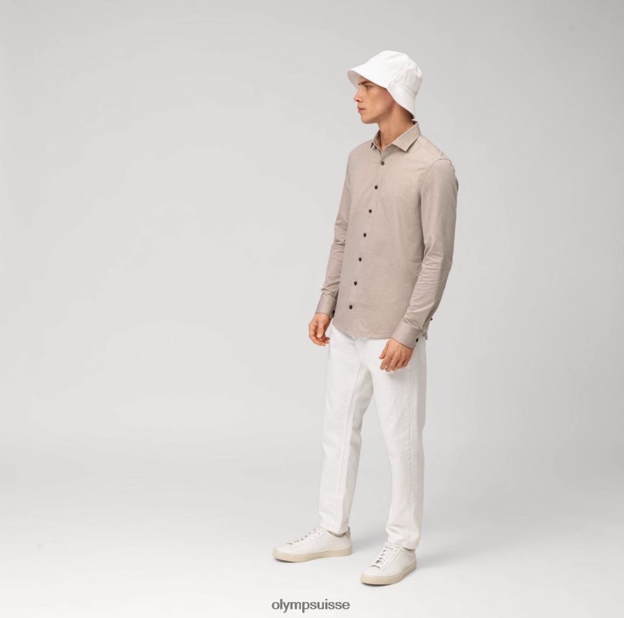 niveau cinq 24/7 body fit, chemise d\'affaires, kent moderne, naturel OLYMP vêtements VVP4DB742