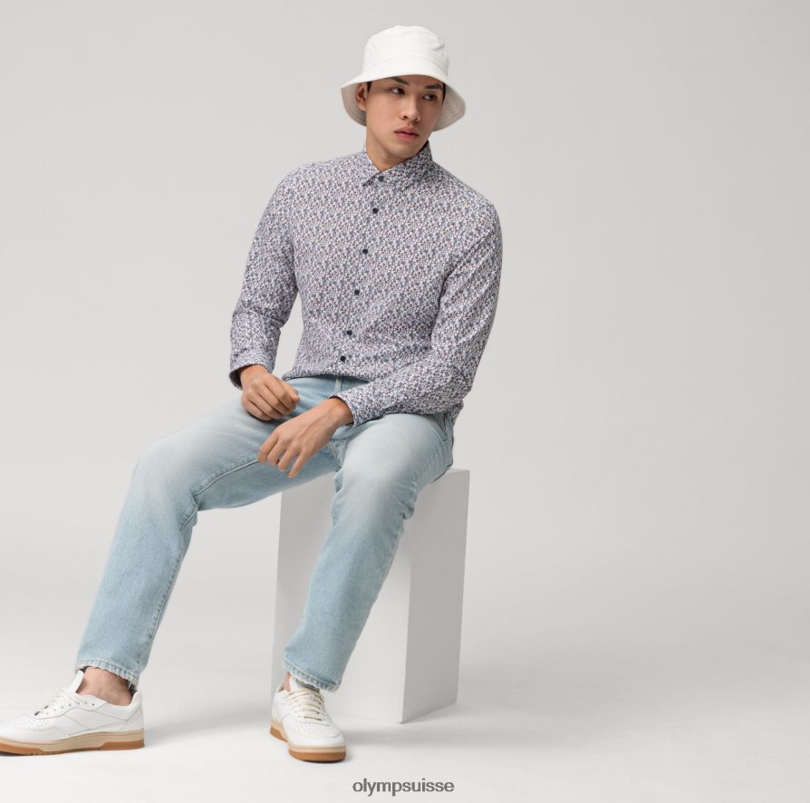 niveau cinq 24/7 body fit, chemise d\'affaires, kent moderne, rose OLYMP vêtements VVP4DB656