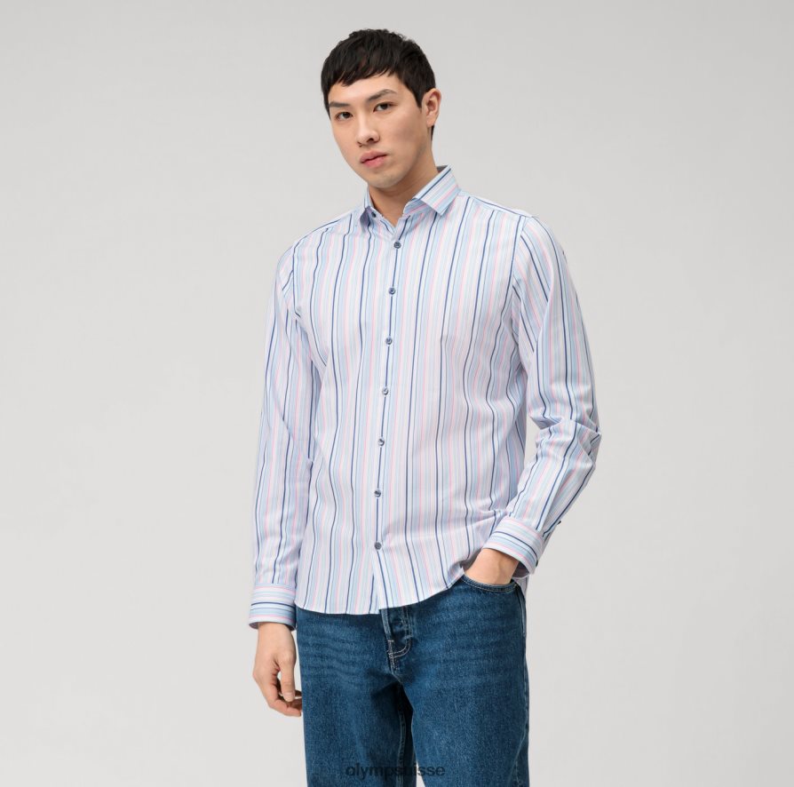 niveau cinq 24/7 body fit, chemise d'affaires, kent moderne, rose OLYMP vêtements VVP4DB707