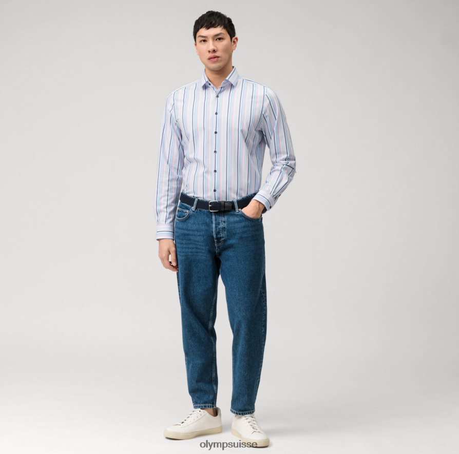 niveau cinq 24/7 body fit, chemise d\'affaires, kent moderne, rose OLYMP vêtements VVP4DB707