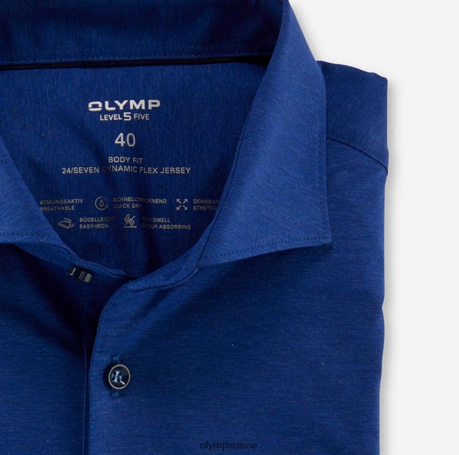 niveau cinq 24/7 body fit, chemise d\'affaires, kent, royal OLYMP vêtements VVP4DB631