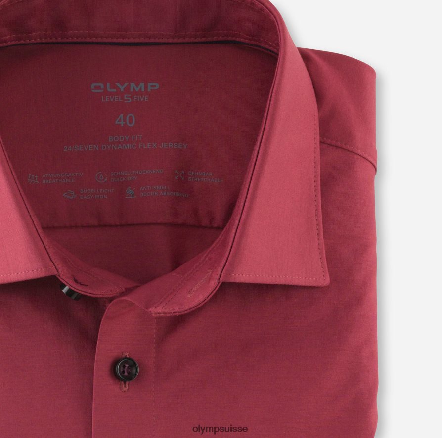 niveau cinq 24/7 body fit, chemise d\'affaires, new york kent, palissandre OLYMP vêtements VVP4DB670
