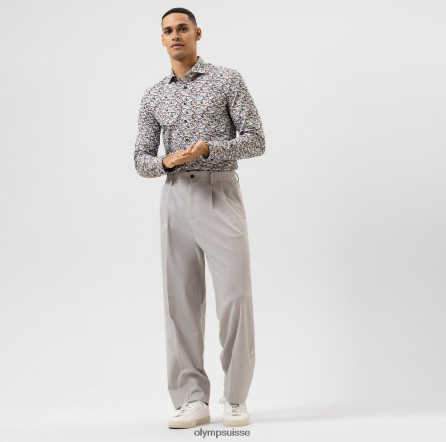 Non. six 24/7 super slim, chemise business, kent, blanc OLYMP vêtements VVP4DB166