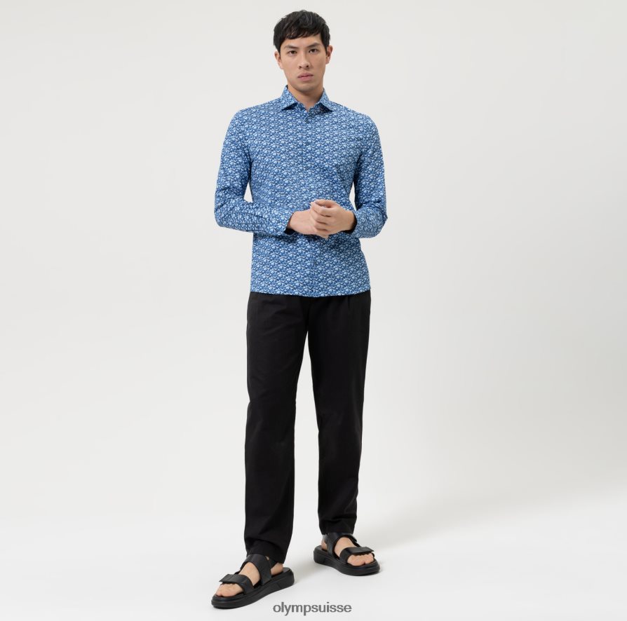 Non. six 24/7 super slim, chemise business, kent, marine OLYMP vêtements VVP4DB138