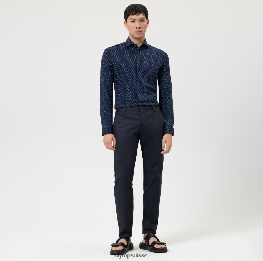Non. six 24/7 super slim, chemise business, kent, marine OLYMP vêtements VVP4DB163