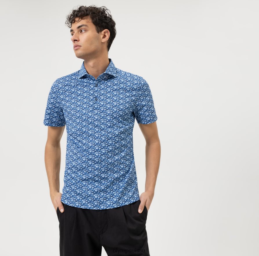 Non. six 24/7 super slim, chemise business, kent, marine OLYMP vêtements VVP4DB176