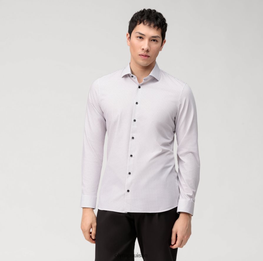 Non. six 24/7 super slim, chemise business, kent, mauve OLYMP vêtements VVP4DB123