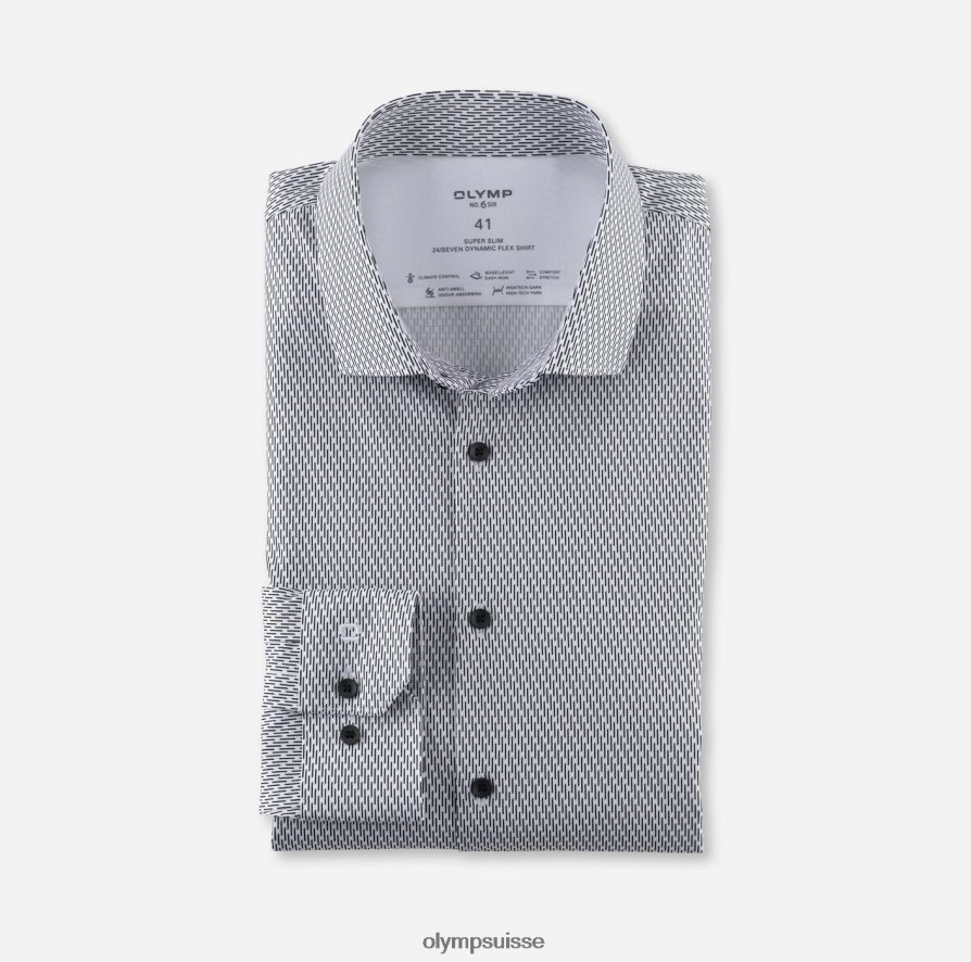Non. six 24/7 super slim, chemise business, kent moderne, blanc OLYMP vêtements VVP4DB254