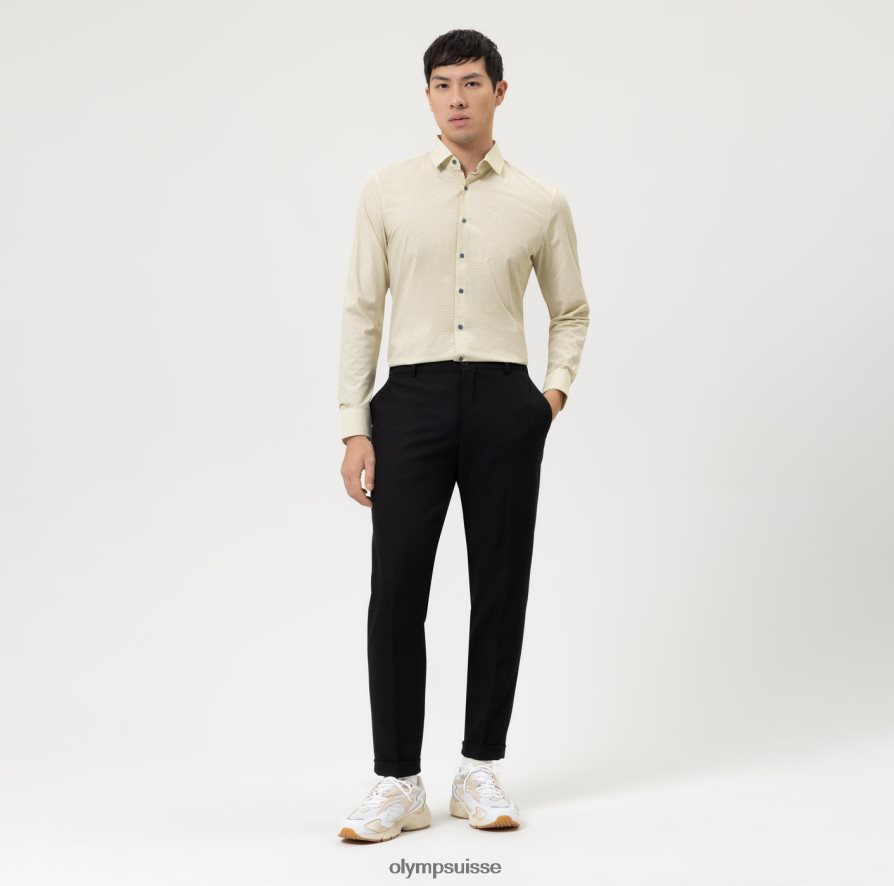 Non. six 24/7 super slim, chemise business, kent moderne, citron vert OLYMP vêtements VVP4DB137