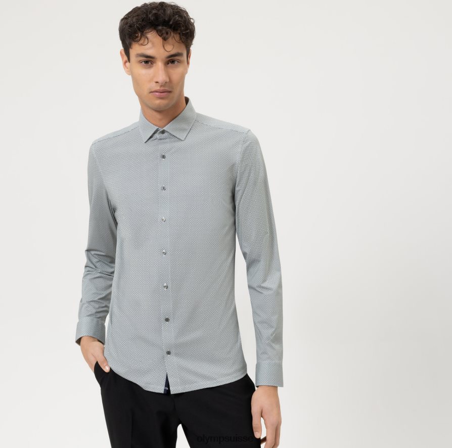 Non. six 24/7 super slim, chemise business, kent moderne, citron vert OLYMP vêtements VVP4DB152