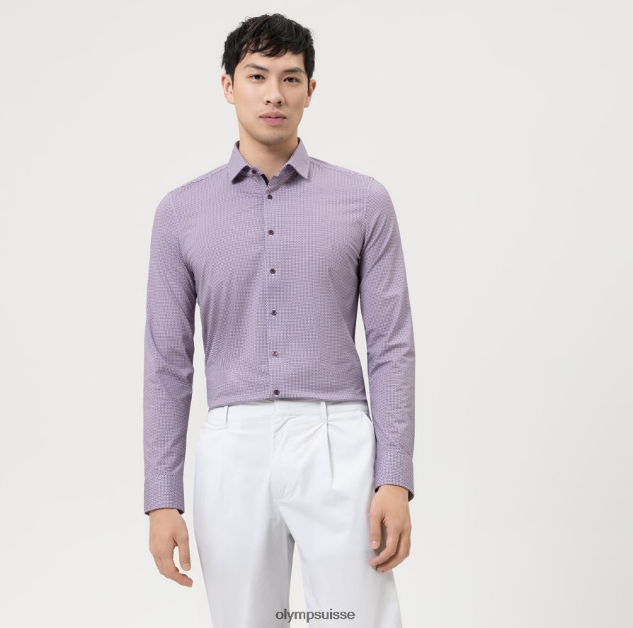 Non. six 24/7 super slim, chemise business, kent moderne, fuchsia OLYMP vêtements VVP4DB19