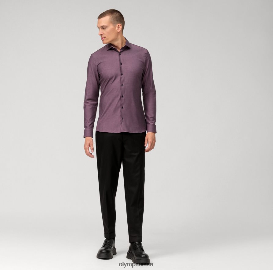 Non. six 24/7 super slim, chemise business, kent moderne, mauve OLYMP vêtements VVP4DB81