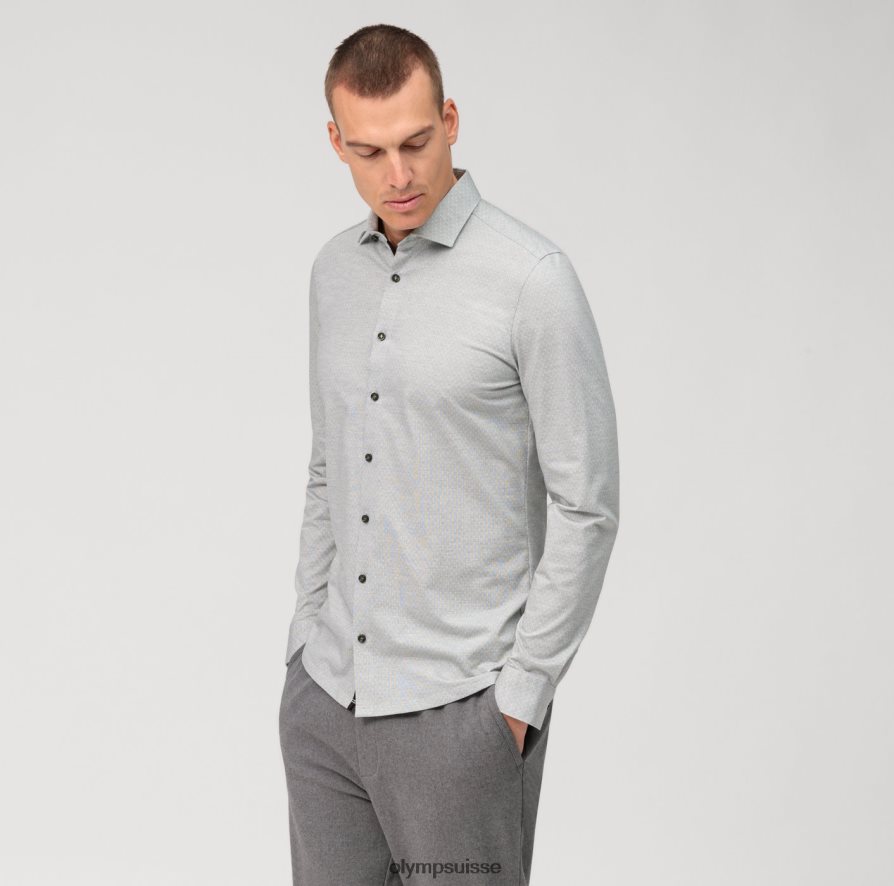 Non. six 24/7 super slim, chemise business, kent moderne, olive OLYMP vêtements VVP4DB71