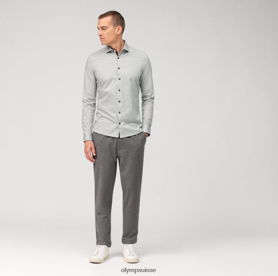 Non. six 24/7 super slim, chemise business, kent moderne, olive OLYMP vêtements VVP4DB71