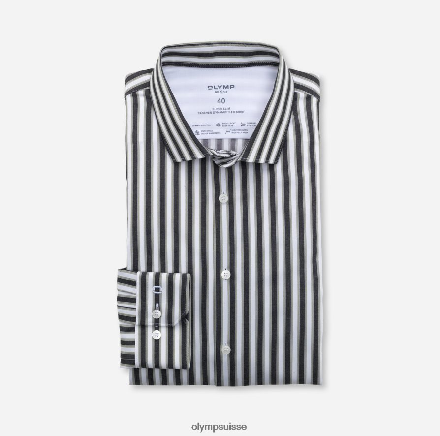 Non. six 24/7 super slim, chemise business, kent moderne, vert lime OLYMP vêtements VVP4DB232