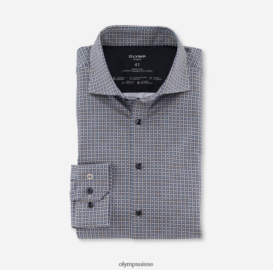 Non. six 24/7 super slim, chemise business, kent, naturel OLYMP vêtements VVP4DB155