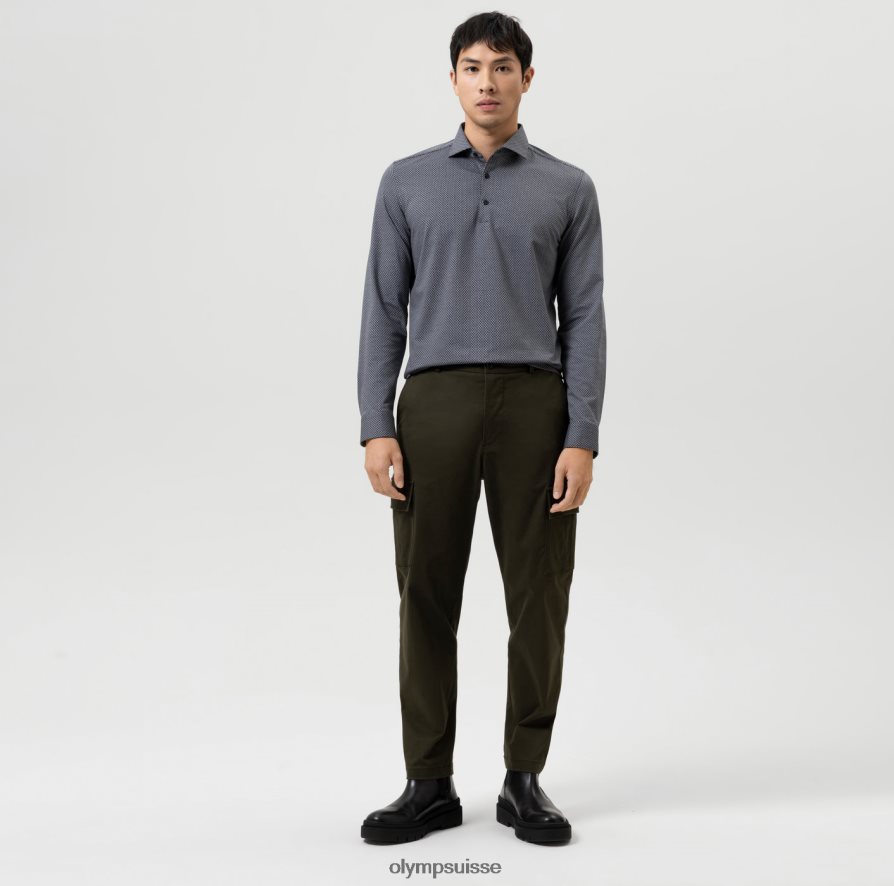 Non. six 24/7 super slim, chemise business, kent, noir OLYMP vêtements VVP4DB97