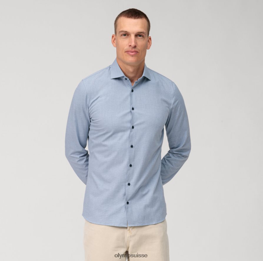 Non. six 24/7 super slim, chemise business, manches longues extra longues, kent, bleu OLYMP vêtements VVP4DB305