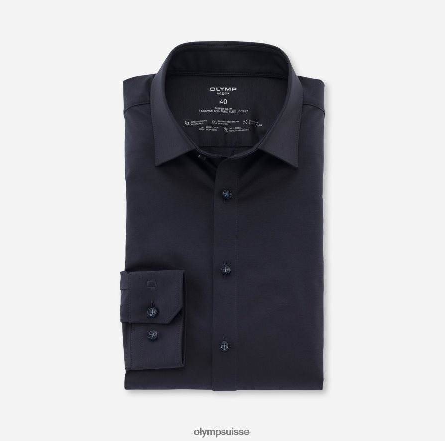 Non. six 24/7 super slim, chemise business, manches longues extra longues, urban kent, marine OLYMP vêtements VVP4DB289