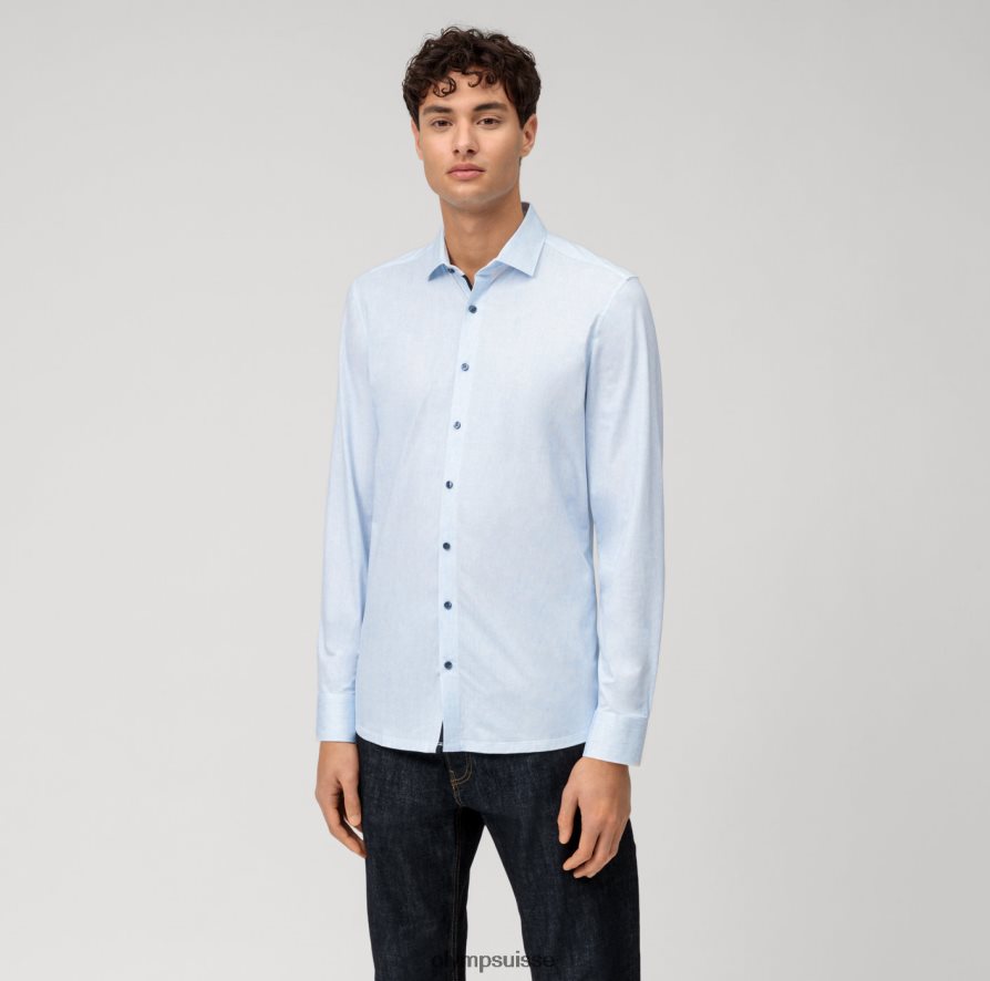 Non. six 24/7 super slim, chemise business, modern kent, bleu OLYMP vêtements VVP4DB128