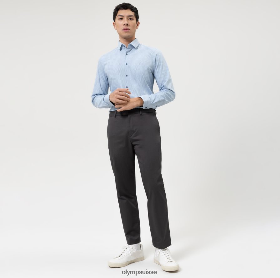 Non. six 24/7 super slim, chemise business, modern kent, bleu OLYMP vêtements VVP4DB24