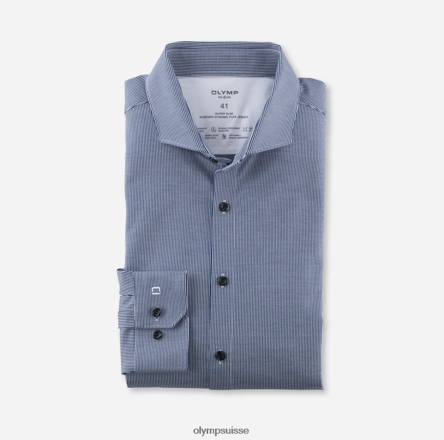 Non. six 24/7 super slim, chemise business, pan coupé, royal OLYMP vêtements VVP4DB88