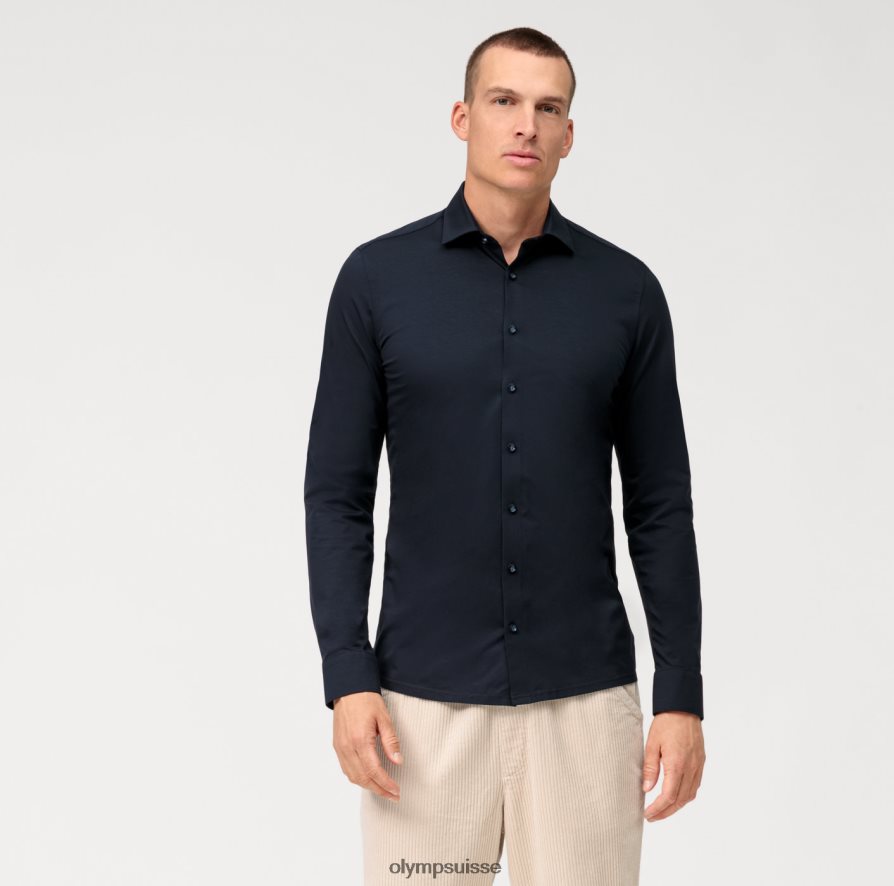 Non. six 24/7 super slim, chemise business, urban kent, marine OLYMP vêtements VVP4DB55