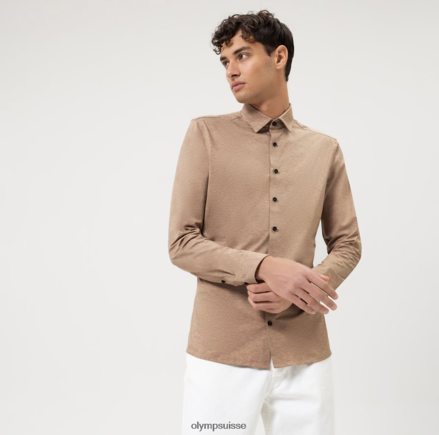 Non. six 24/7 super slim, chemise business, urban kent, naturel OLYMP vêtements VVP4DB174