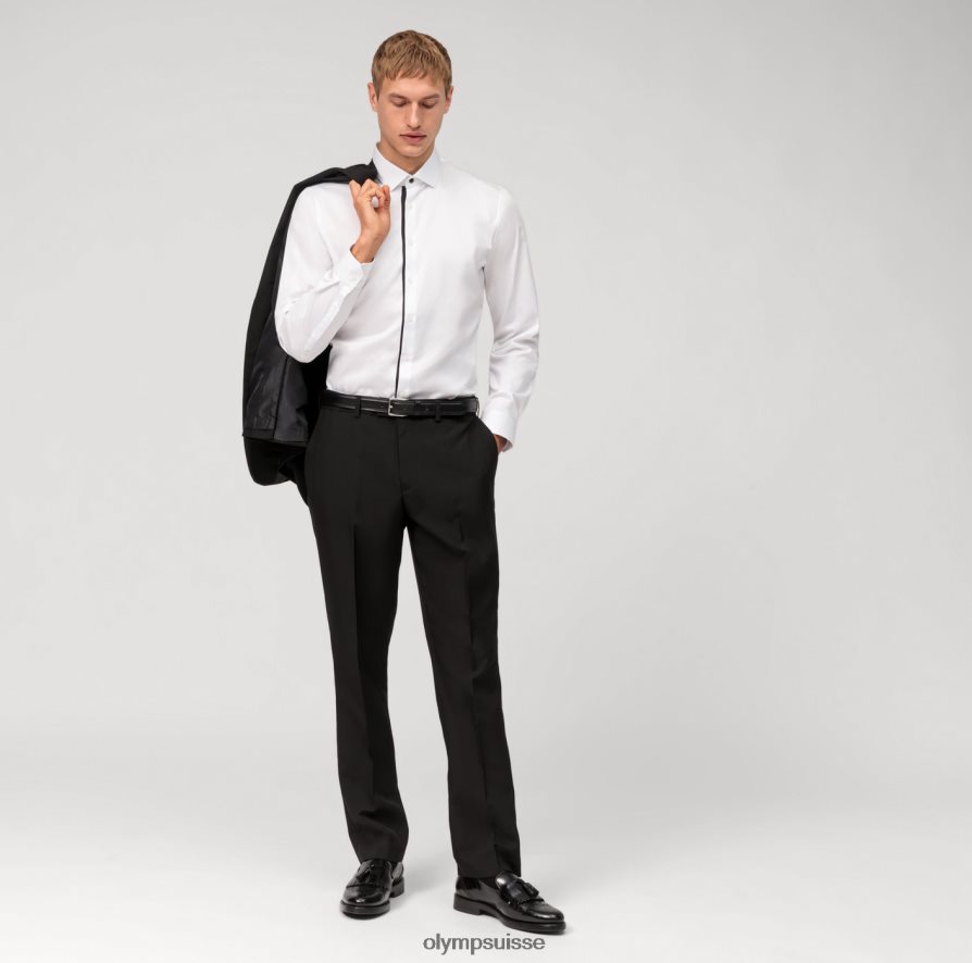 Non. six super slim, chemise business, kent moderne, blanc OLYMP vêtements VVP4DB186