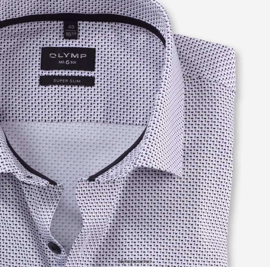 Non. six super slim, chemise business, kent moderne, blanc OLYMP vêtements VVP4DB93