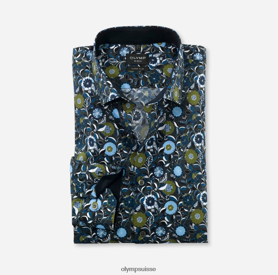 Non. six super slim, chemise business, kent moderne, citron vert OLYMP vêtements VVP4DB10