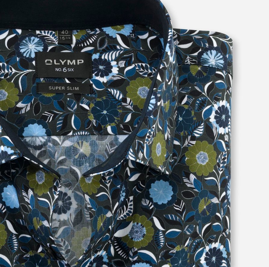 Non. six super slim, chemise business, kent moderne, citron vert OLYMP vêtements VVP4DB10