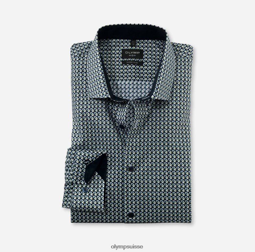 Non. six super slim, chemise business, kent moderne, citron vert OLYMP vêtements VVP4DB195